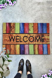 Conceptum Felpudo Color Welcome Multicolor